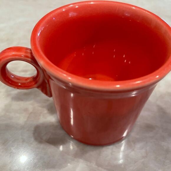 Fiesta coffee mug Persimmon orange set of two - Picture 6 of 8